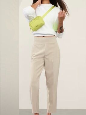 Athleta Endless High-Rise Straight Crop Pants - Women's 16 Tall Abalone
